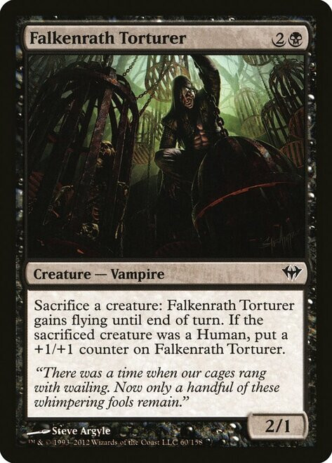 MTG Falkenrath Torturer Dark Ascension 060/158 Regular Common Near
