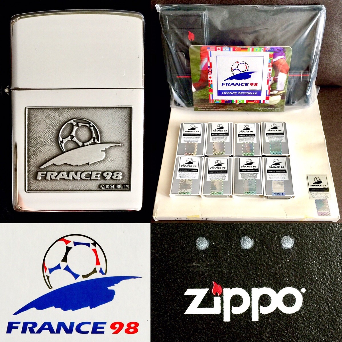 Rare Boxed Official Holographic “France 98” Football World Cup