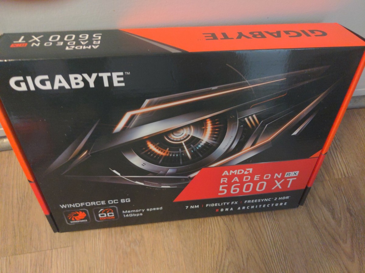 GIGABYTE Radeon RX 5600 XT Windforce OC 6G Graphics Card for sale