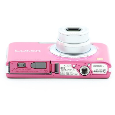 Panasonic Lumix Digital Camera Glamorous Pink Dmc-Fx77-P From JP