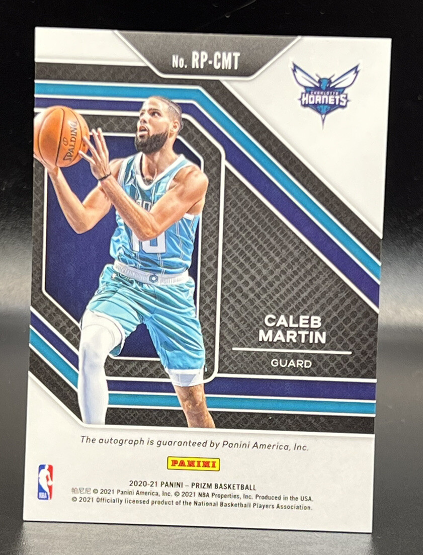 2020-21 Panini Prizm Penmanship #RP-CMT Caleb Martin Rookie Auto