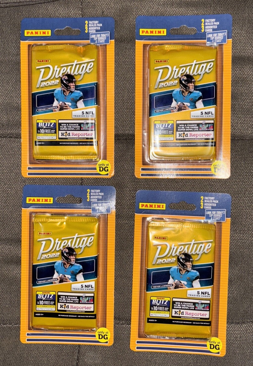 Panini Prestige Football🏈2022 NFL Football Lot Of 4 Blister Pcks