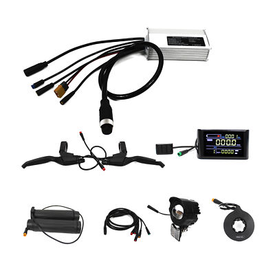 E-bike Controller 36V 48V 52V 28A 750W 1000W Sine Wave with LCD