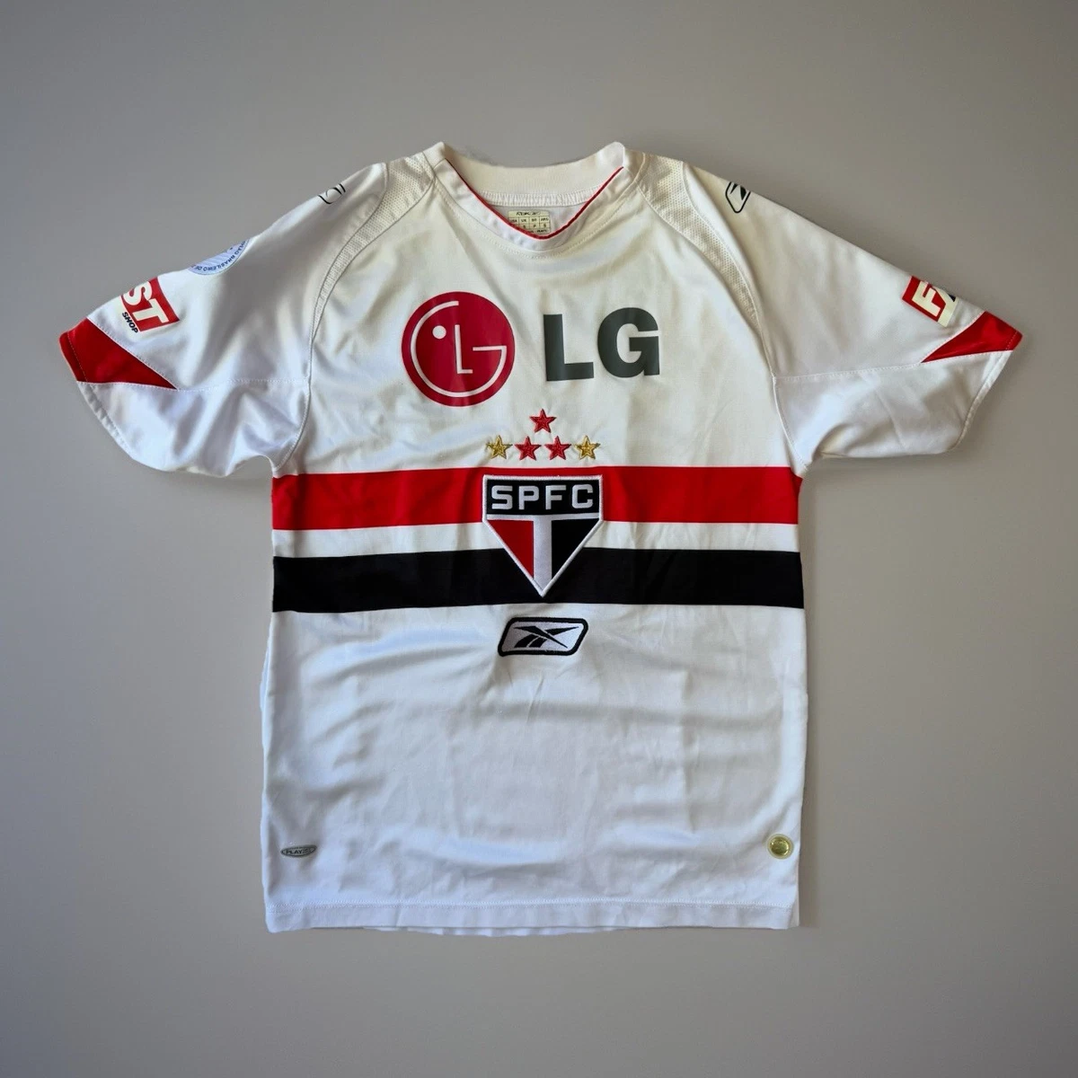 Reebok São Paulo FC White International Club Soccer Fan Apparel