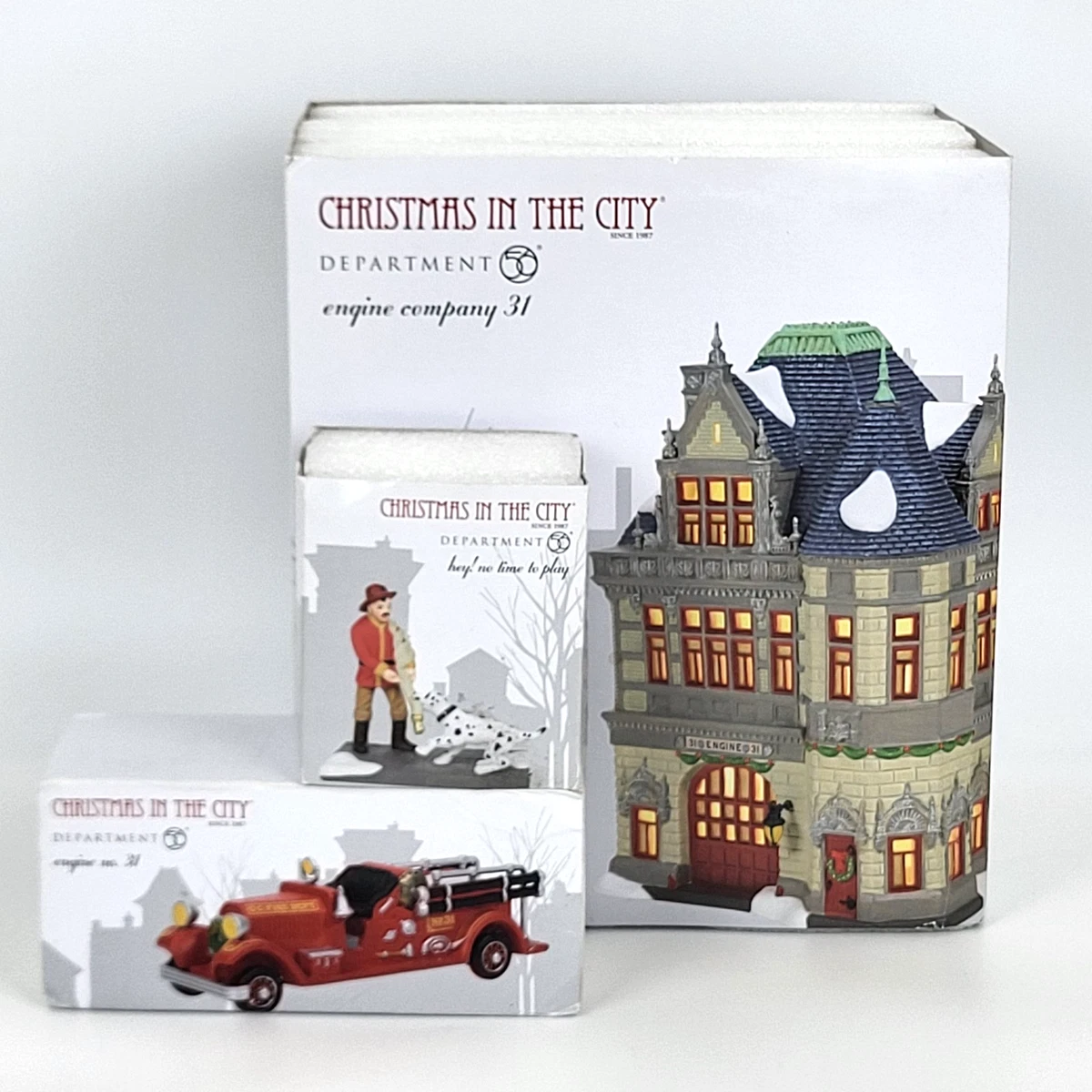 Dept 56 Firehouse In Department 56 Dickens Village Buildings for