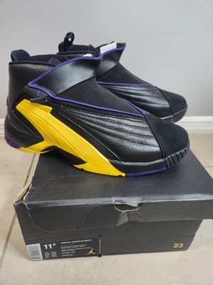New Jordan Jumpman Swift Lakers AT2555-007 Black/Court Purple