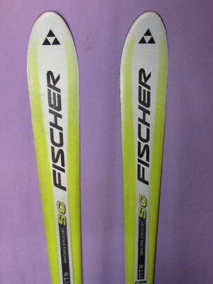 🔥 Fischer Racing RC4 World Cup SC Race Skis 166cm with Power