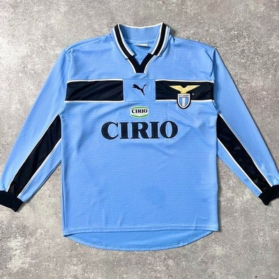 PUMA Lazio 1998-1999 Home L/S Shirt Size M Authentic Free Shipping