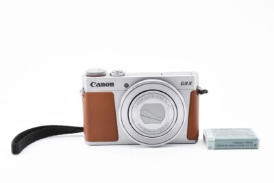 Canon PowerShot G9 X Mark II Compact Digital Camera Silver Brown