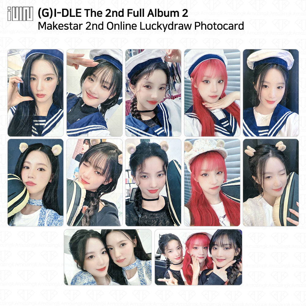 G)I-DLE G-IDLE 2nd Full Album 2 Two Makestar 2nd Online Lucky Draw