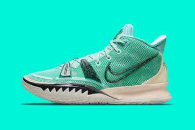 Nike Kyrie 7 Copa Blue Grey Rattan White CQ9326-402 Men's 16