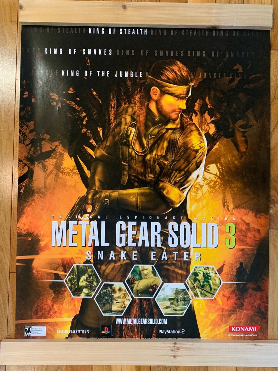 2004) Original METAL GEAR SOLID 3: SNAKE EATER PS2 Video Game
