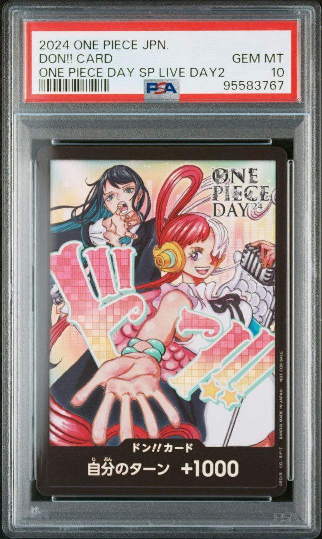PSA 10 Uta & Ado DON Card One Piece Day 2024 Day 2 Promo Japanese