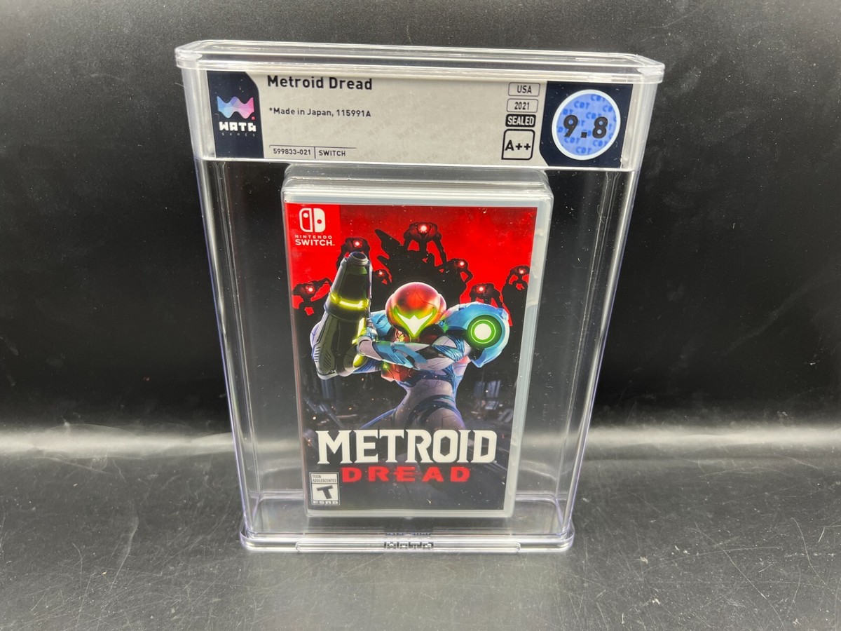 1st Print Metroid Dread Nintendo Switch WATA 9.8 A++ FACTORY