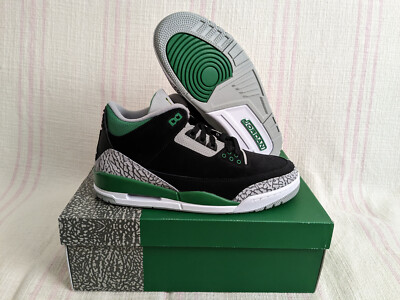 Nike Air Jordan 3 Retro Pine Green Black AJ3 CT8532 030 Men's Shoe