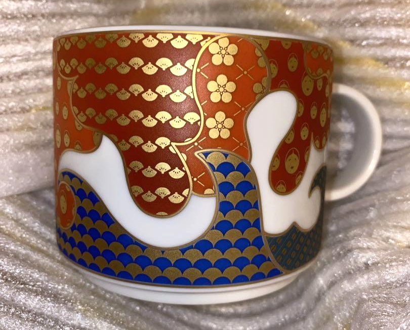 JiMOTO Made in Japan KAGA Kutani Shozofu Starbucks Coffee Cup Mug