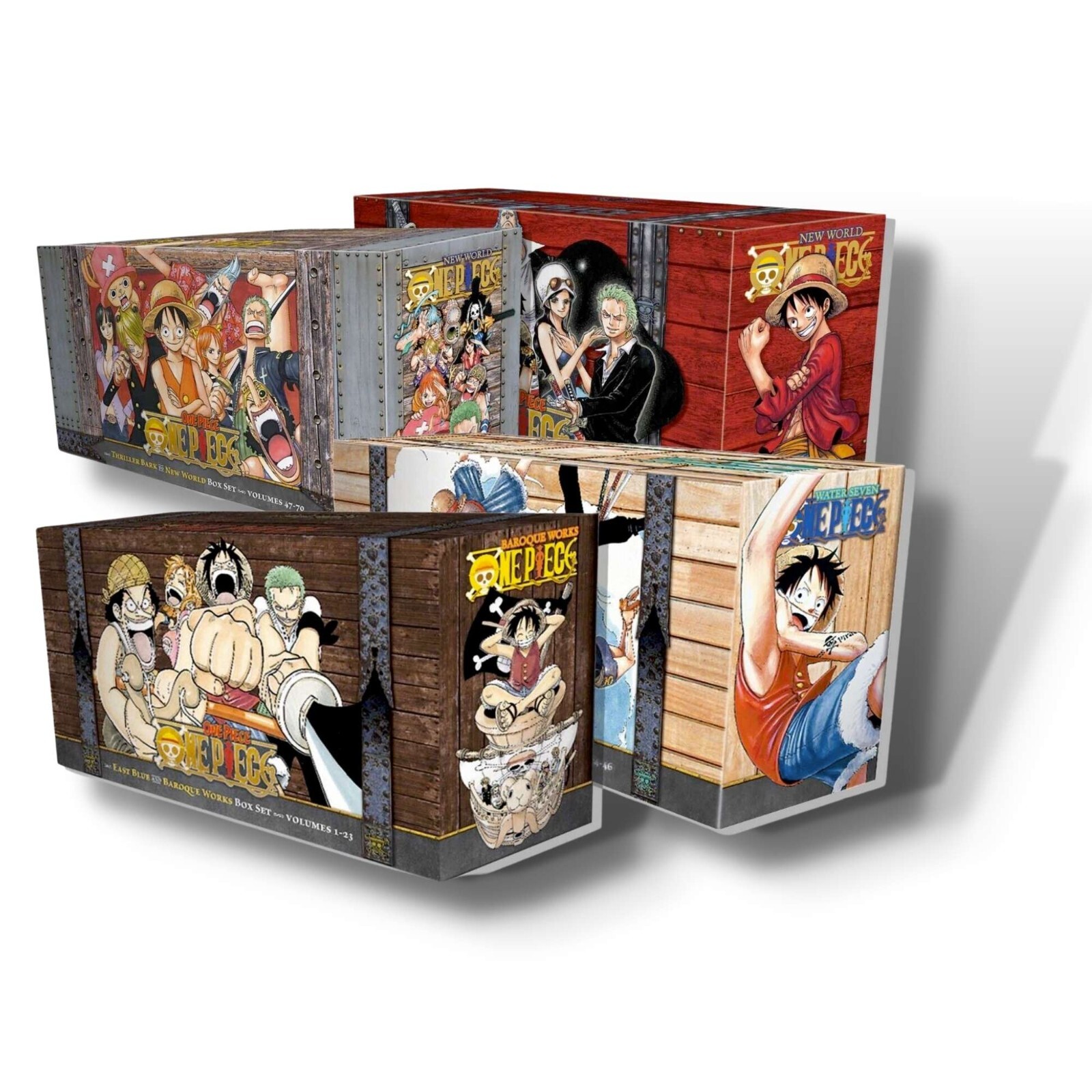 One Piece Manga Box Sets 1, 2, 3 & 4 English-Viz Media | eBay