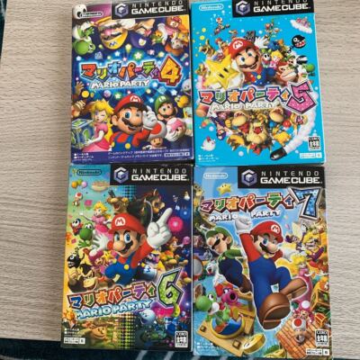 Lot 4 Mario Party GameCube 4 5 6 7 Set Nintendo GC GameCube From