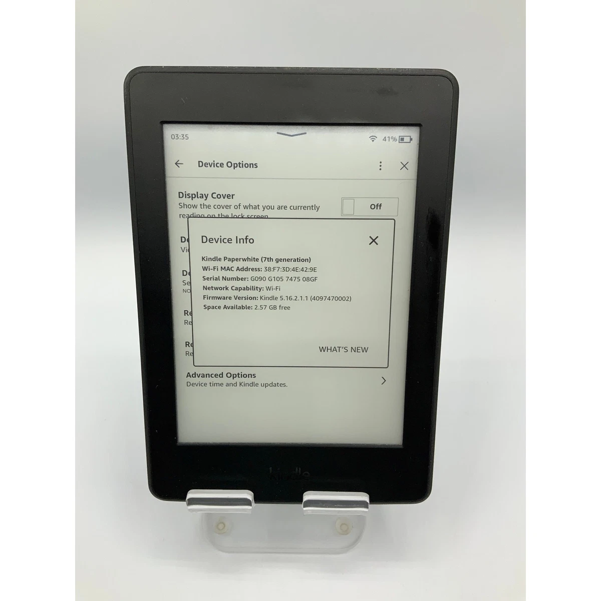 亚马逊Kindle Paperwhite 7th Generation 电子书阅读器| eBay
