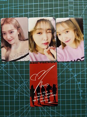 Yeri photocard bad boy the perfect red velvet fan made card red