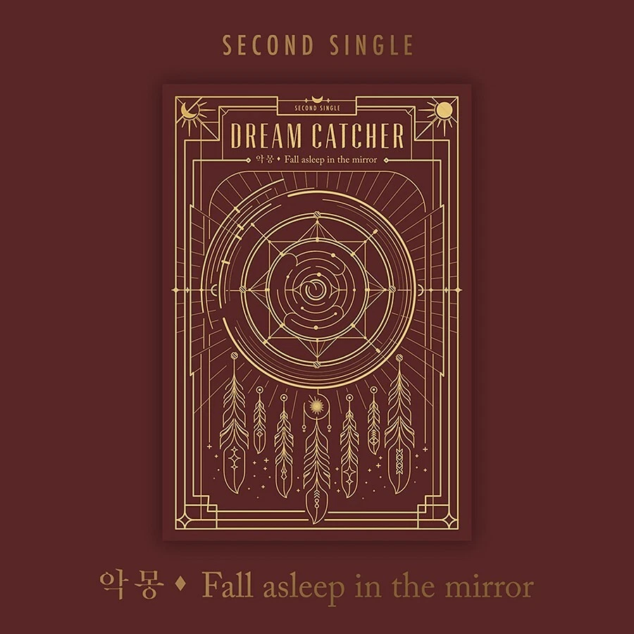 DREAMCATCHER FALL ASLEEP IN THE MIRROR 2nd Single Album/CD+Photo