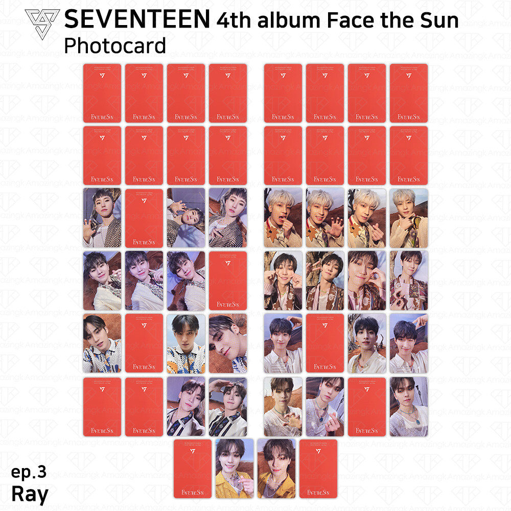 SEVENTEEN 4th Album Face the Sun Official Photocard ep.3 Ray ver