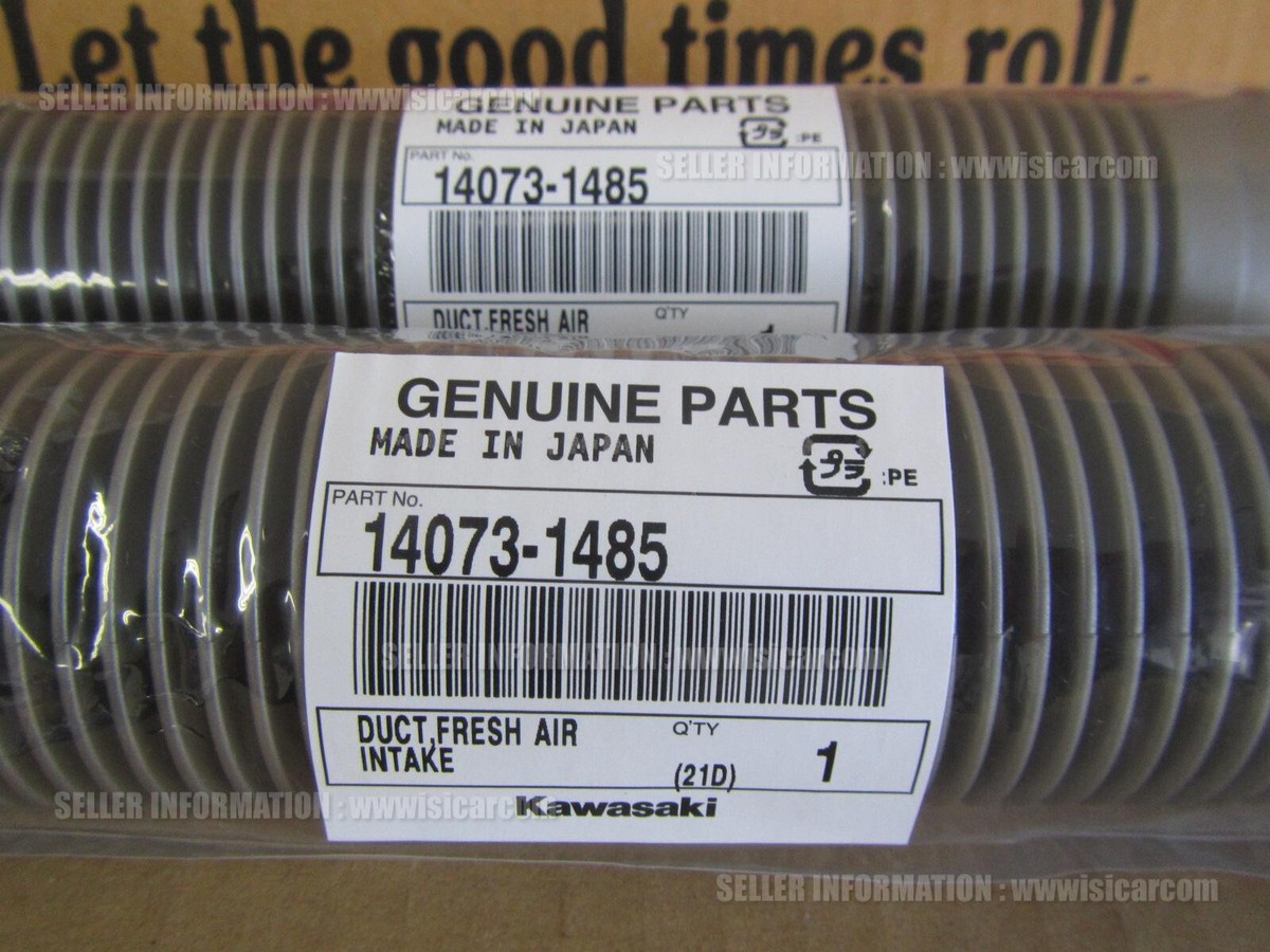 KAWASAKI ZXR400-2 ZX400L DUCT FRESH AIR INTAKE X2PC 14073-1485