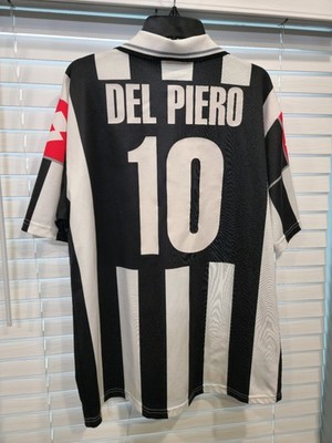 JUVENTUS HOME 2000 - 2001 #10 DEL PIERO FOOTBALL SHIRT SOCCER