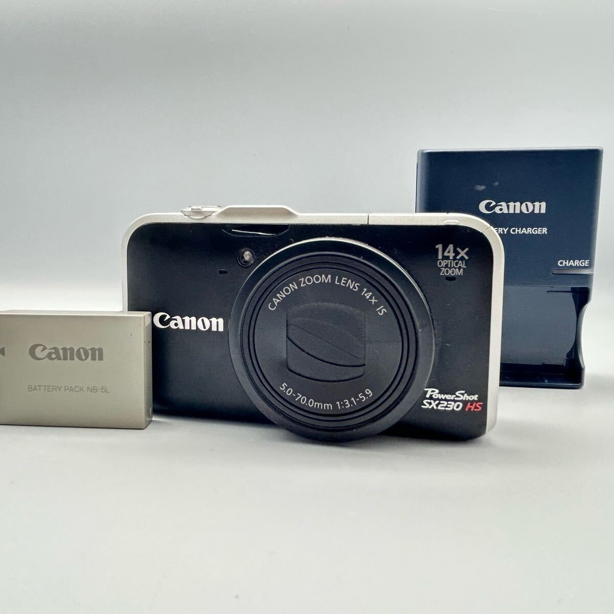 Canon PowerShot SX230 HS 12.1 MP 14x Zoom Digital Camera Black