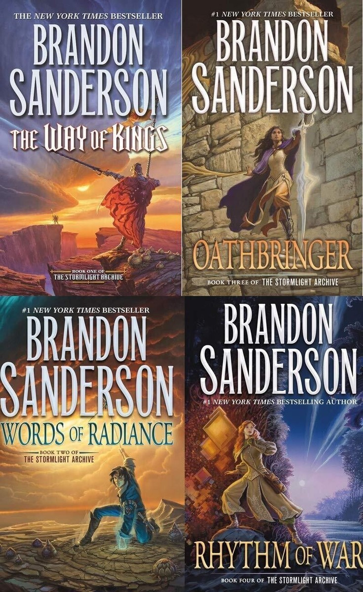 STORMLIGHT ARCHIVE COMPLETE 4 BOOK SERIES Brandon Sanderson BRAND