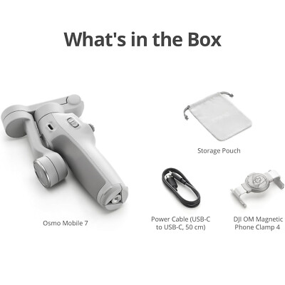 DJI Osmo Mobile 7 Smartphone Gimbal Stabilizer ActiveTrack 7.0
