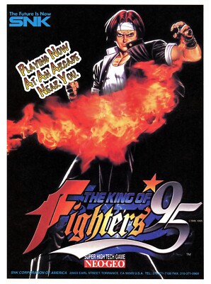 The King of Fighters 95 SNK Neo Geo 1995 Playstation 1 Promo Ad