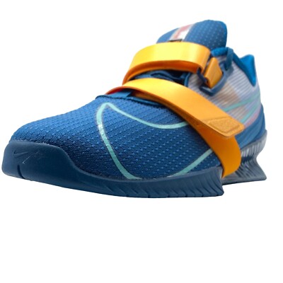 NIKE ROMALEOS 4 MEN 14 WEIGHTLIFTING GYM SHOES MARINA BLUE NEW