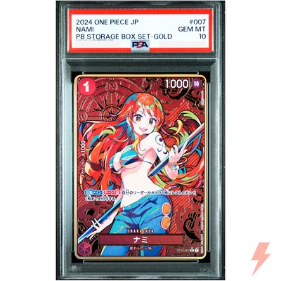PSA 10 Nami ST01-007 PB Storage Set Gold - ONE PIECE Card Game