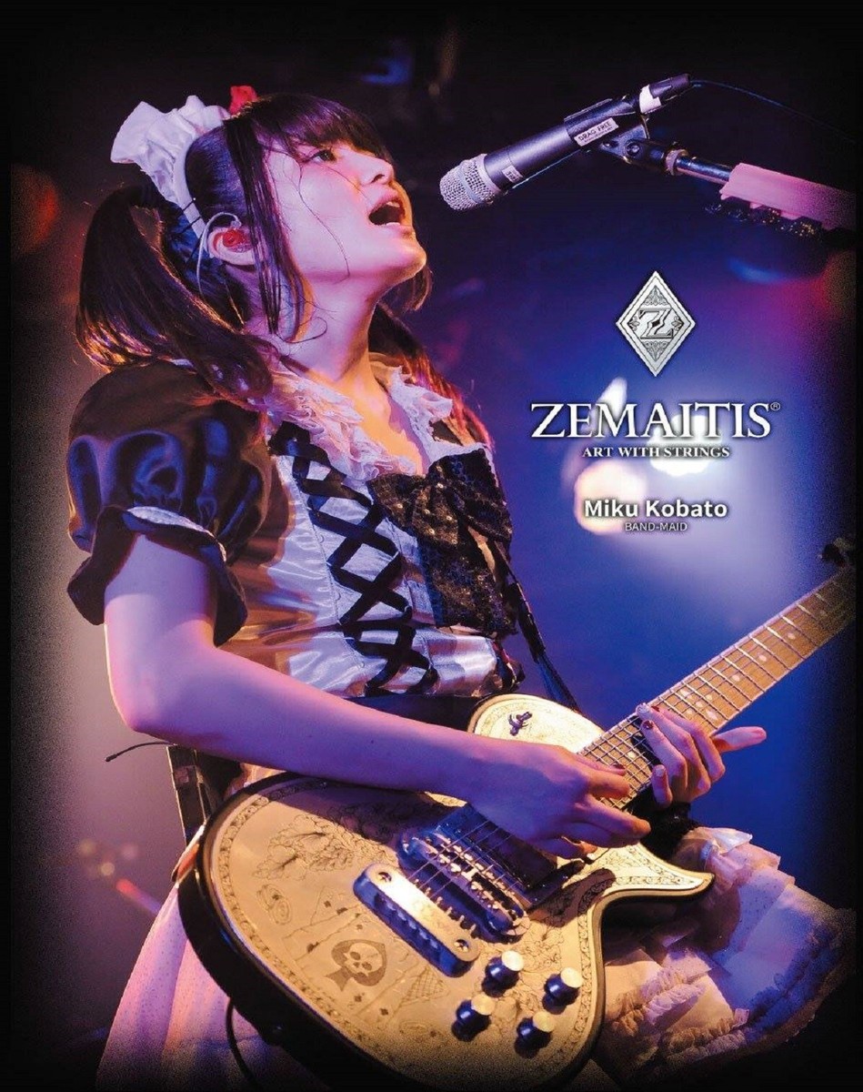 Miku Kobato BAND-MAID ZEMAITIS Flyer A24MF ACES & EIGHTS Catalog