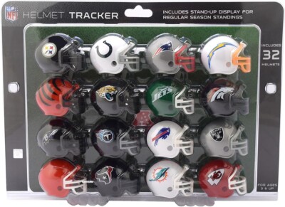 2024 Riddell NFL Helmet Tracker Set - All 32 teams gumball micro