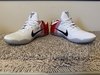 Nike Kobe 11 Elite Low USA, 822675-184, Red/White/Blue, Men's Size