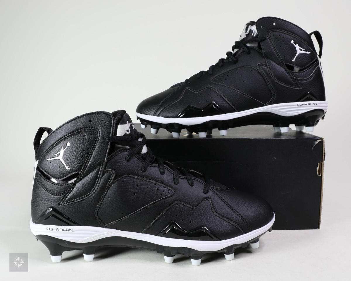 Nike Air Jordan 7 Retro TD Superbad Black Football Cleats Size 11