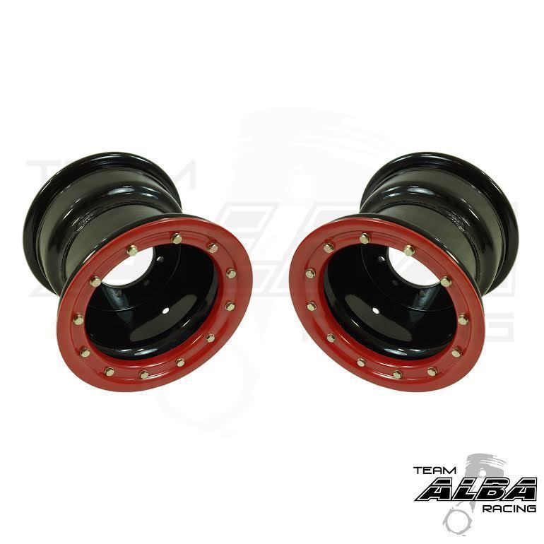 Kawasaki KFX 400 KFX 450R Rear Wheels Beadlock 9x8 3+5 4/110 Alba
