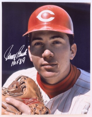 Johnny Bench Signed Cincinnati Reds 16