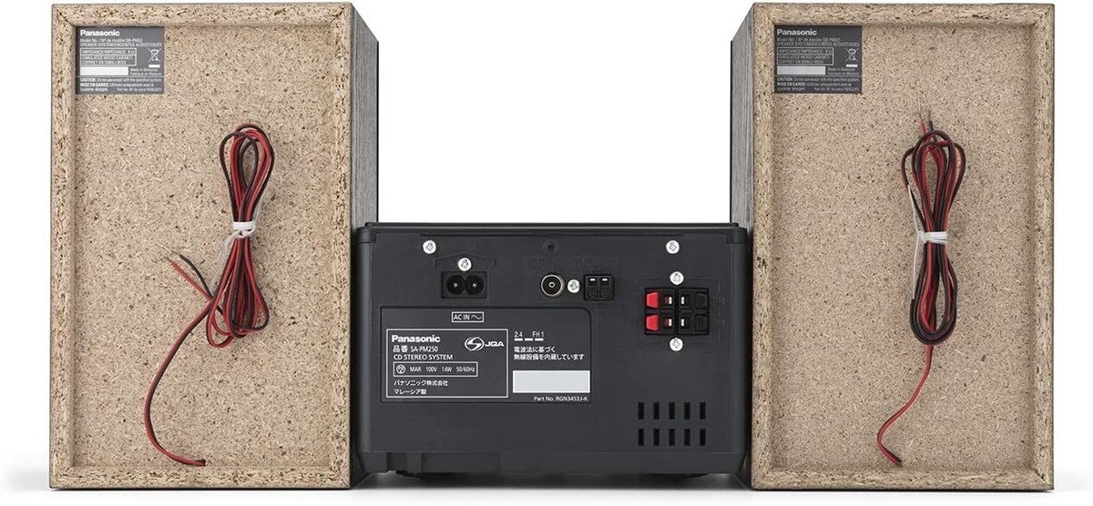 Panasonic Mini-component CD Stereo system SC-PM250-S Silver USB