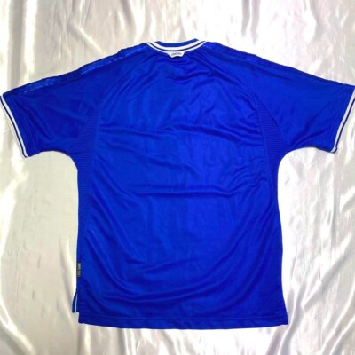 Chelsea FC 1999 2000 M Football Home Shirt Jersey Umbro ZOLA