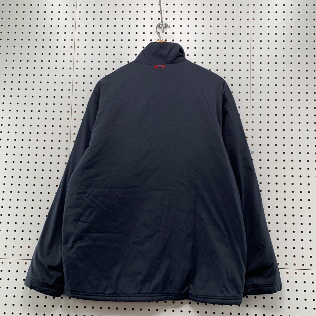 Vintage Oakley Zip Jacket Mens Medium Black Red Tag Nylon Winter