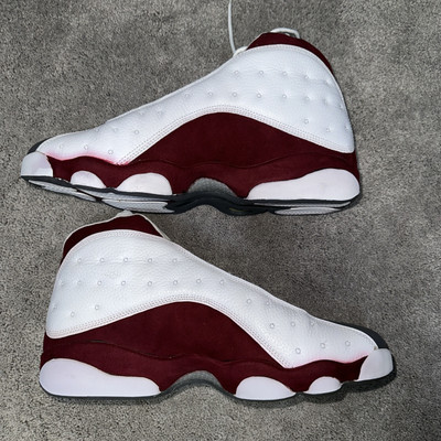 AIR JORDAN RETRO 13 WHT/TEAM RED-FLINT GRY 310004 161 MEN'S US 10