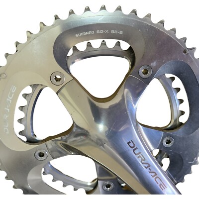 Shimano FC-7800 Dura Ace Crankset 53T 39T 175mm Polished Silver