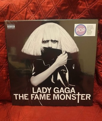 LADY GAGA The Fame Monster LP Silver & Coke Bottle Vinyl Box ON