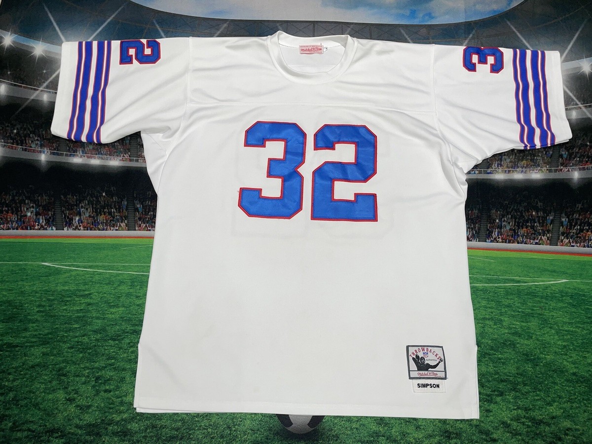 Buffalo Bills OJ Simpson #32 Mitchell & Ness Jersey Sz 54 Preowned