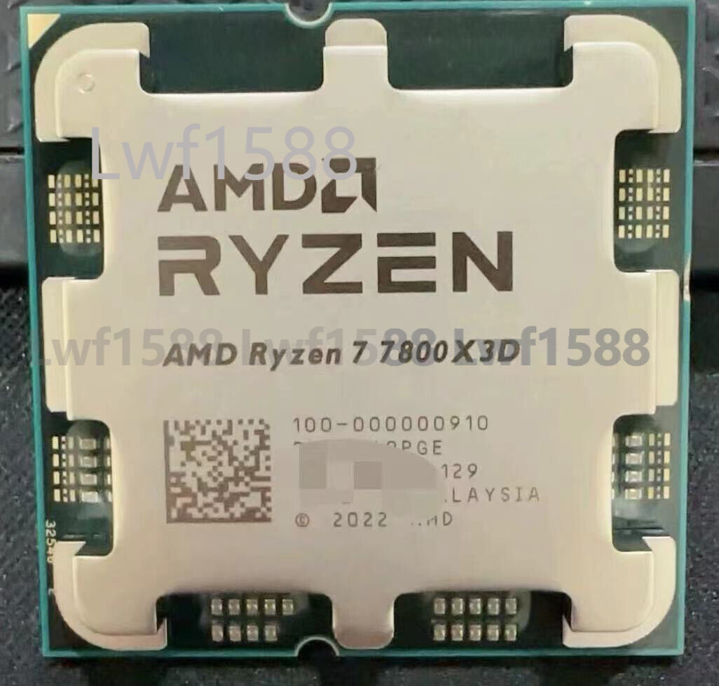 AMD Ryzen 7 7800X3D AM5 CPU processor R7 3800x3d 4.2GHz 8 core 16