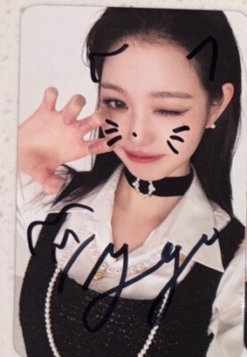 IVE JANG WONYOUNG Autographed Signed Photo card Event | eBay