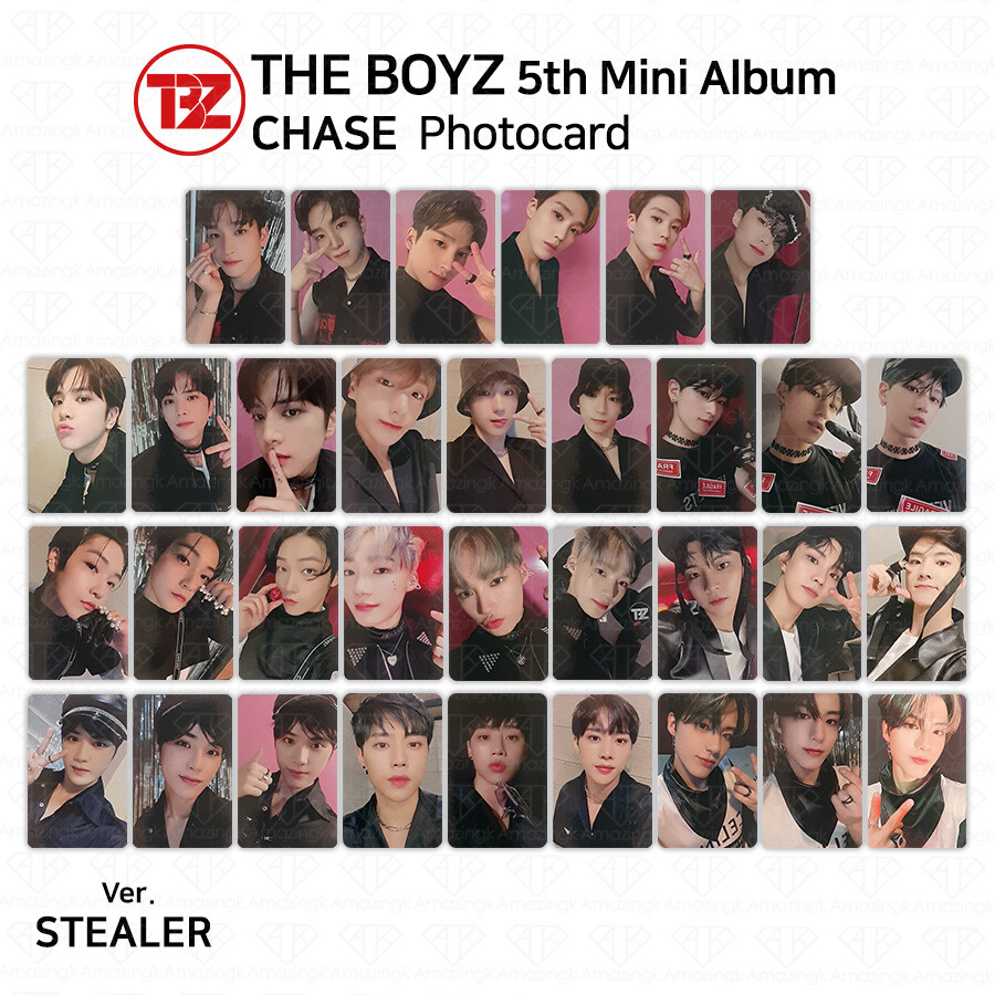 THE BOYZ 5th Mini Album Chase Official Photocard Stealer Version